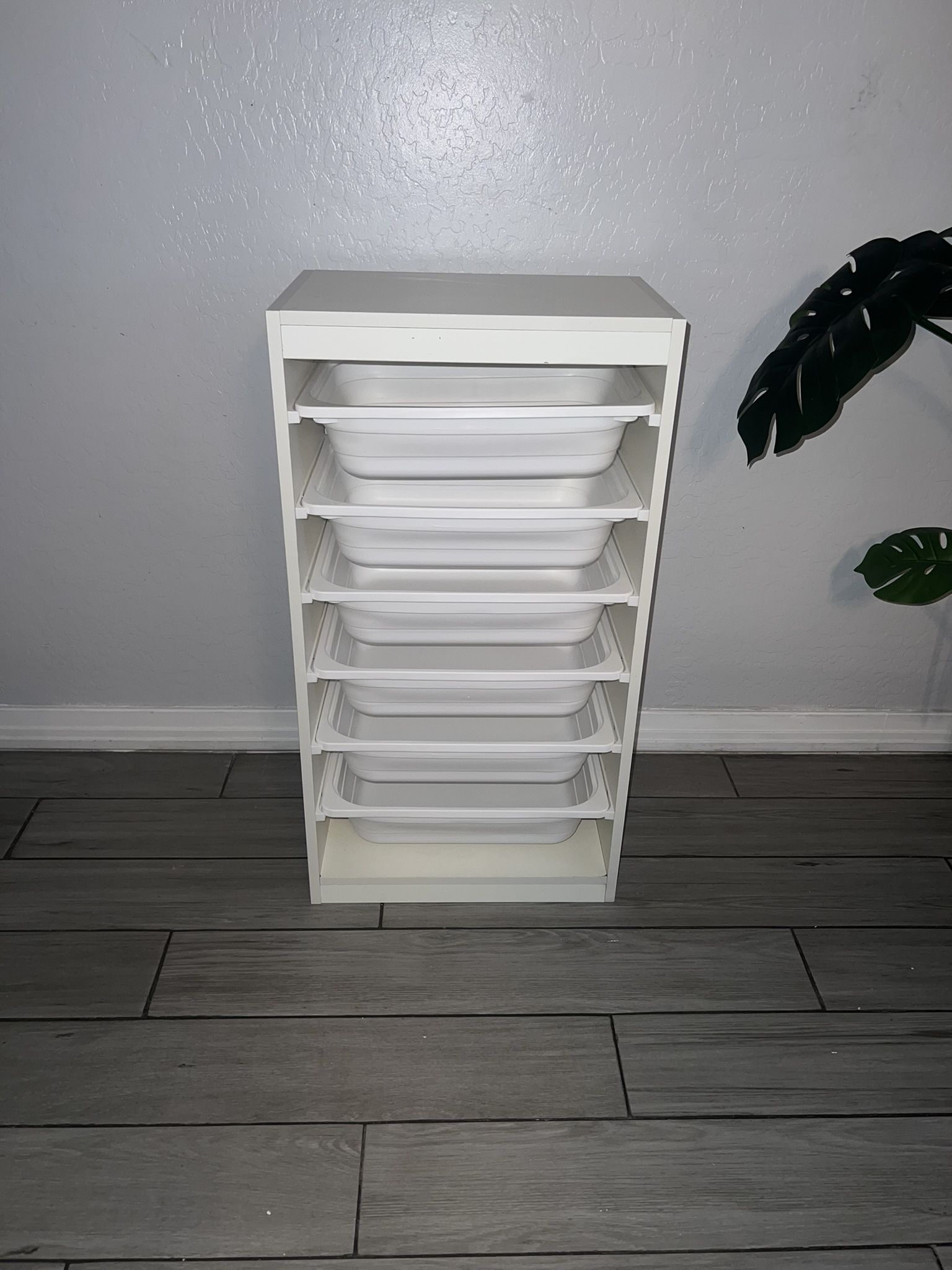 Beright Storage Combination with Bins, Toy Storage Organizer for Kids, Multipurpose Children Storage Cabinet Organizer for Books and Toys with 6 Large