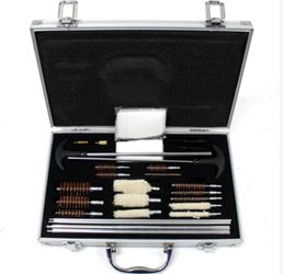 NEW Deluxe Universal Gun Cleaning Kit – Rifle, Pistol, Shotgun Brushes & Rods in Case