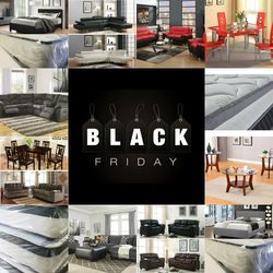Huge Black Friday Sale! | Sectionals @$399 | Dining Sets @$225 | Bed & Mattress Sets @$180 | Get These Deals While They Last | Financing Available