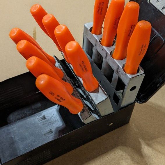 Snap-on Tools Mini 12 Pak Combination Set, Original Orange Hard Handle Set