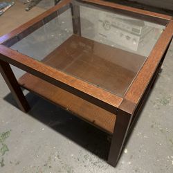 Coffee table With Glass Top 