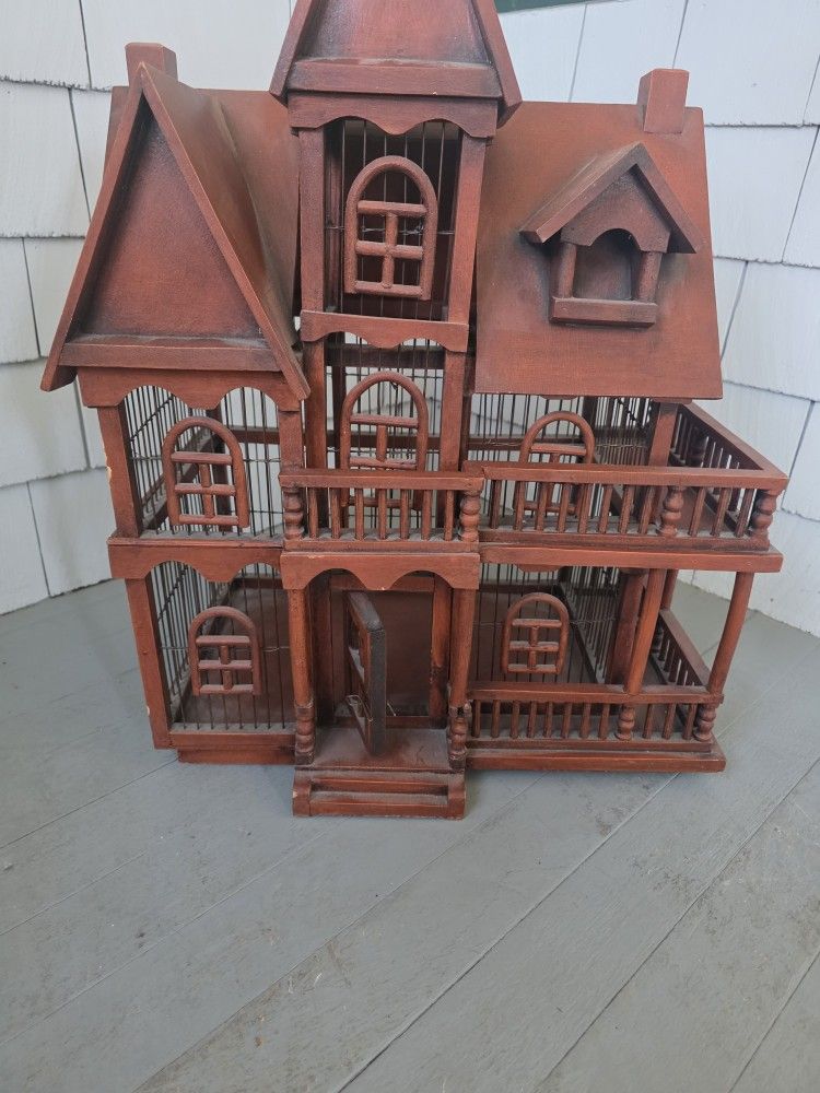 Victorian-style birdcage