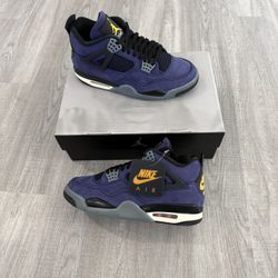 Jordan 4 retro lakers men size 9 and 10 new