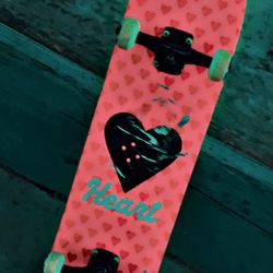 Heart Supply Deck, Black Silver Trucks, Cherry Bomb Bearings, & Heart Supply Wheels