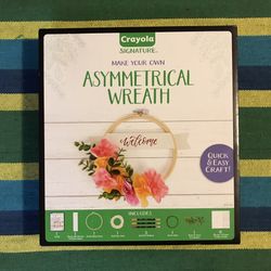 Crayola Asymmetrical Wreath