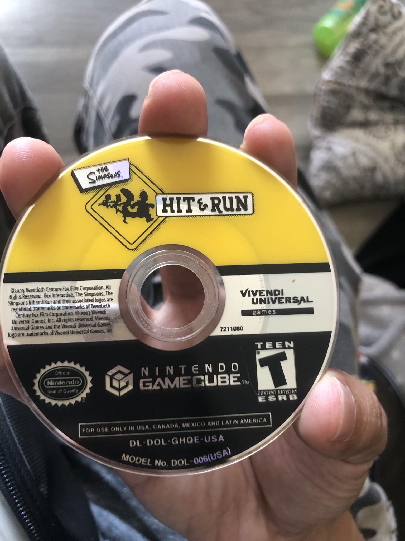 GameCube Simpsons Hit And run Loose