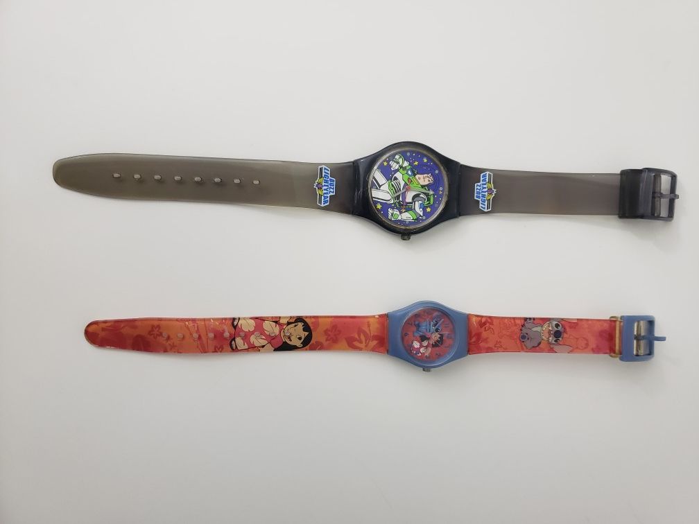 Disney Toy Story BUZZ LIGHTYEAR & Lilo Stitch Watch plastic Fantasma retro Pixar