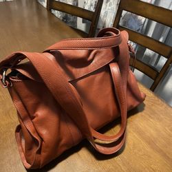 Handbag ZARA Real Leather 