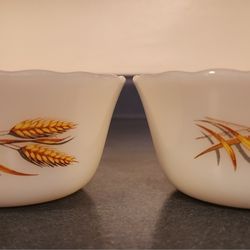 2 Vintage Fire King 6oz Custard Cups