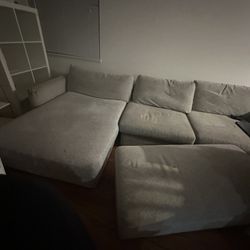 Light Grey Sectional couch