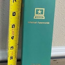New Password Book Just $3 