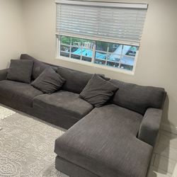 Dark Grey Couch Good Condition $100