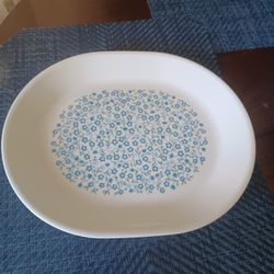 Corelle Blue Heather Serving Platter 