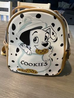 Very Cute LoungeFly Backpack ( 101 ) Dalmatian with Cookies 🍪 super cute new never used .