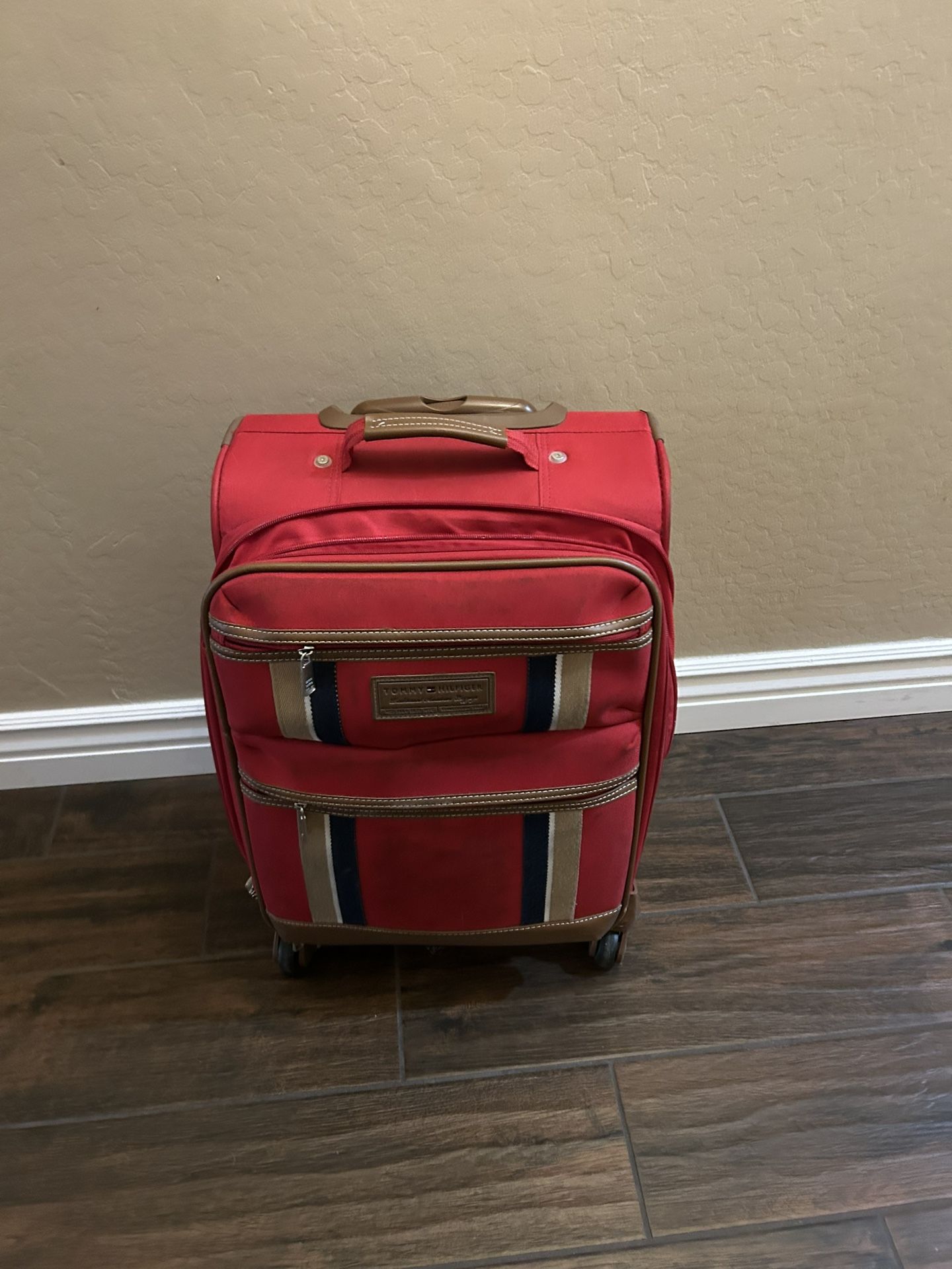 Red Tommy Hilfiger Suitcase
