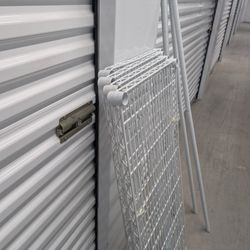 4-Tier SHELVING UNIT WHITE