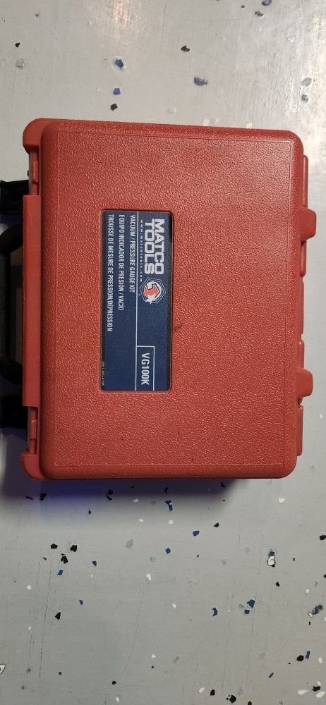 Matco Vacuum Pressure Gauge Kit