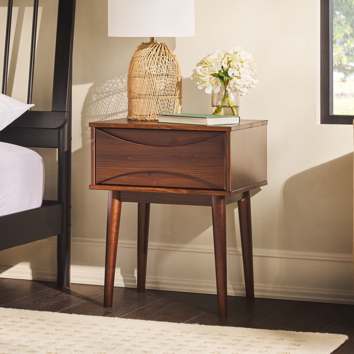 New Mid Century Modern Nightstand or Side Table 