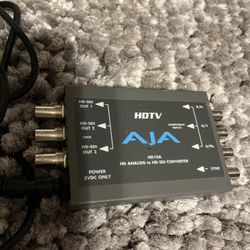 AJA HDTV HD10A HD Analog to HD-SDI Analog to Digital HD Converter 