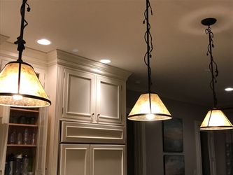 3 Custom Iron Pendant lights