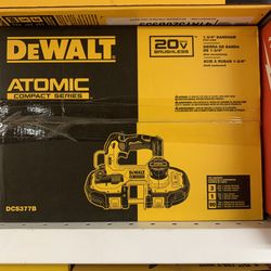 Dewalt New 1 3/4” Band Saw 20v ATOMIC brushless