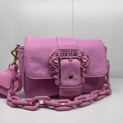Versace Jeans Couture Pink Designer Bag – New – Unique Style