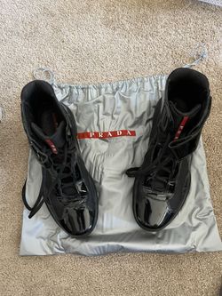 Mens Prada BLACK High Top Sneaker