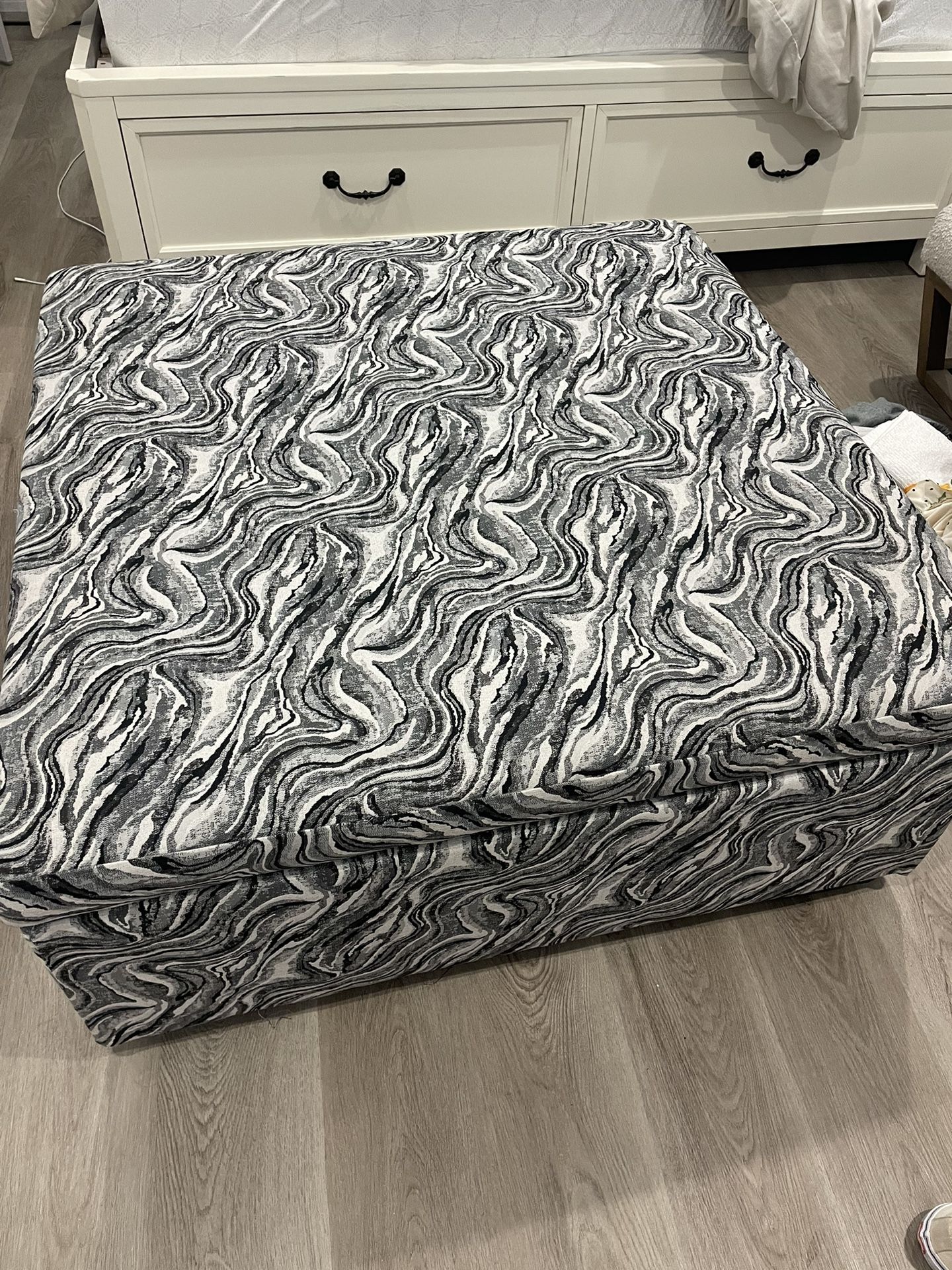 HUGE STORAGE ottoman Brand NEW