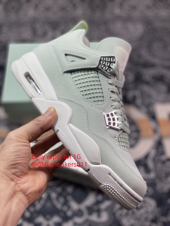 Wmns Air Jordan 4 Retro 'Abundance Seafoam'