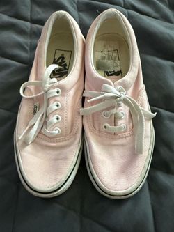 Vans Low-Top Canvas Sneakers Pink