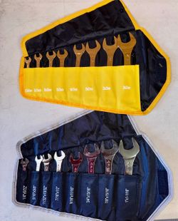 Super thin Open and wrenches set.