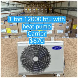 Brand carrier mini splits $650