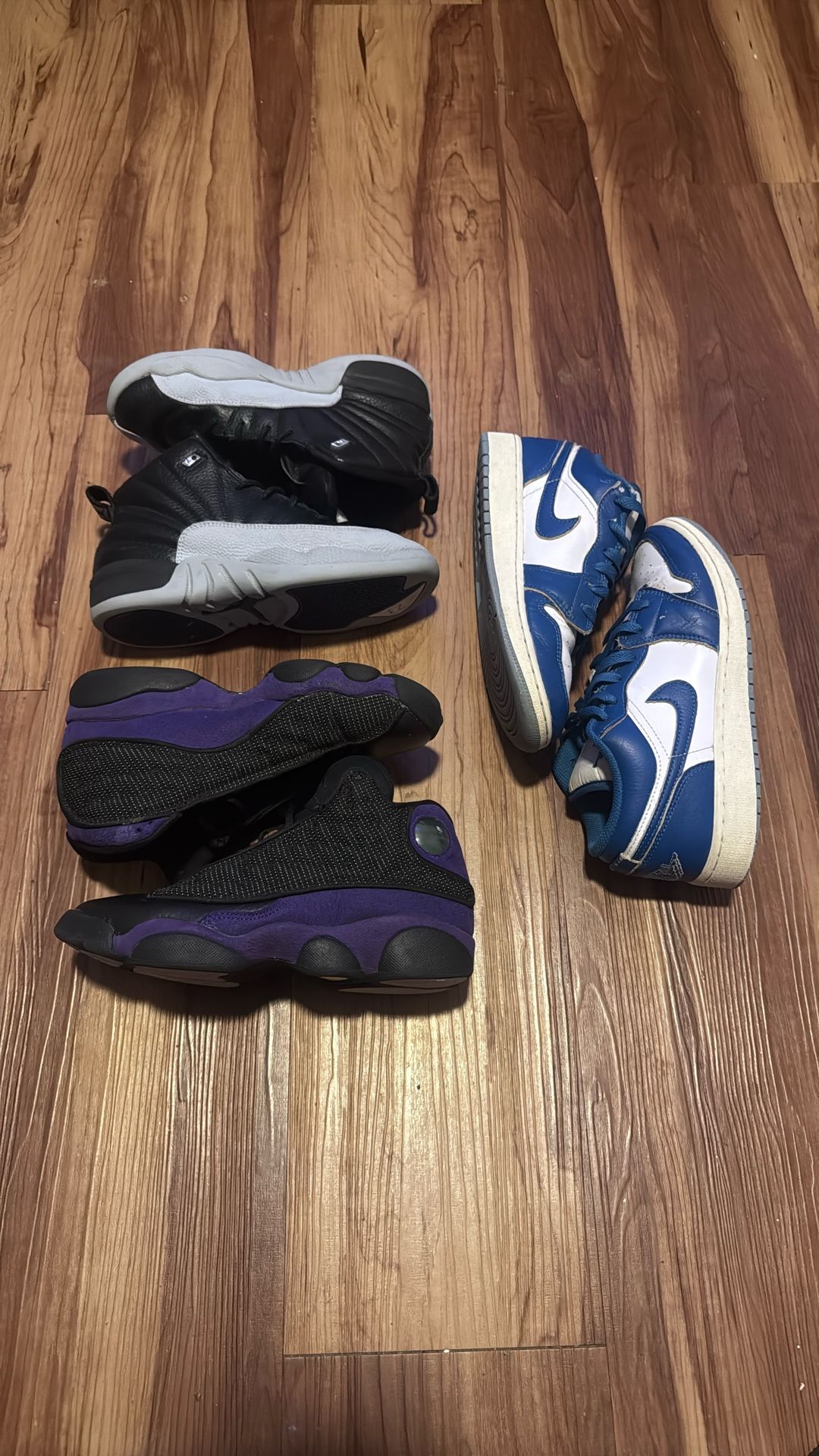 Jordan 1s,12s,13s