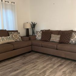Sofa and Loveseat