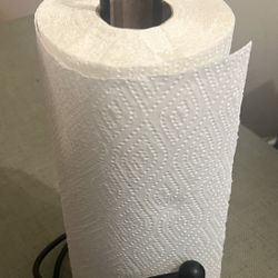 Black Metal Paper Towel Holder