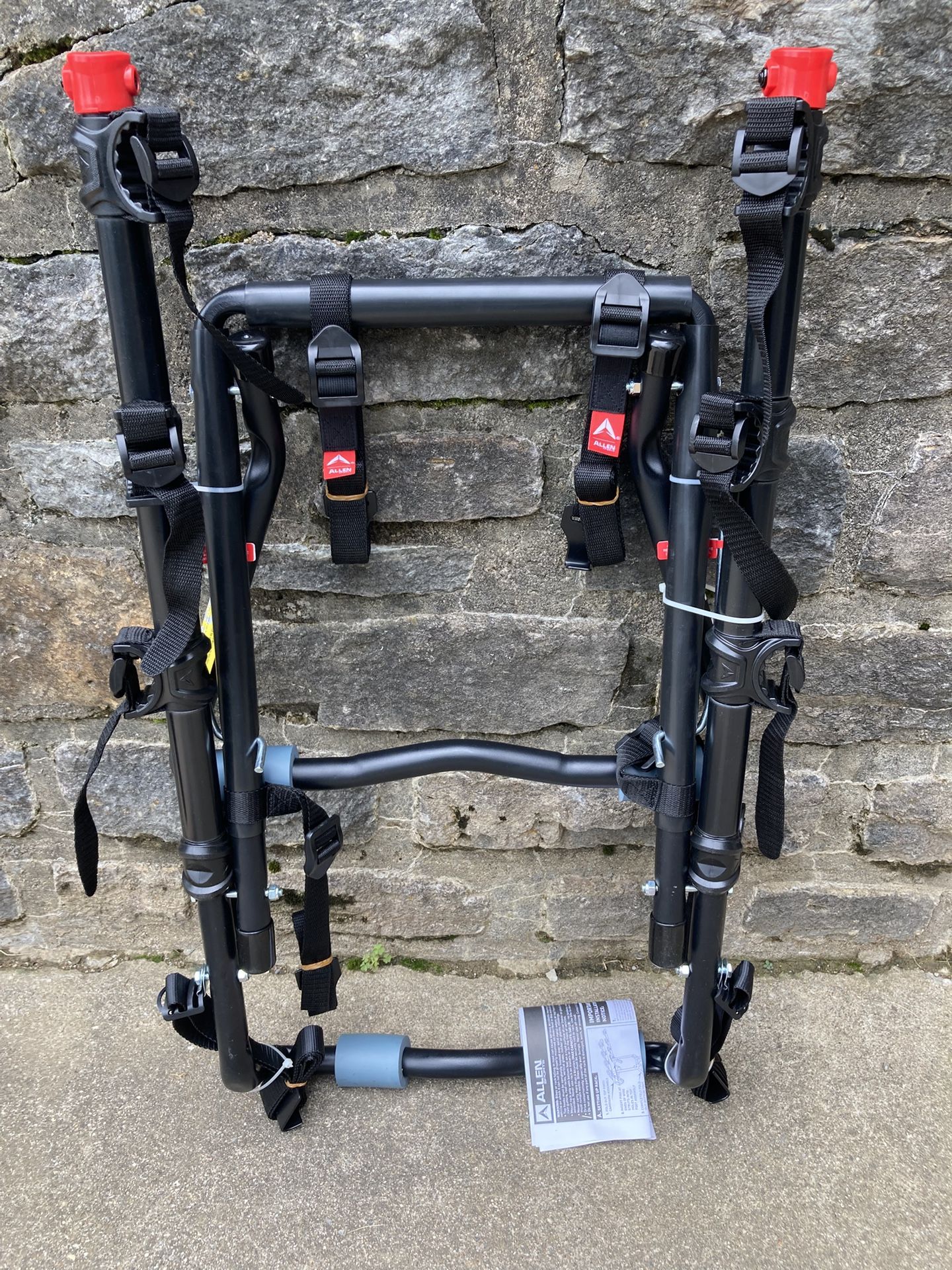 Allen Sports Deluxe 4-Bike Trunk Mount Rack, Black