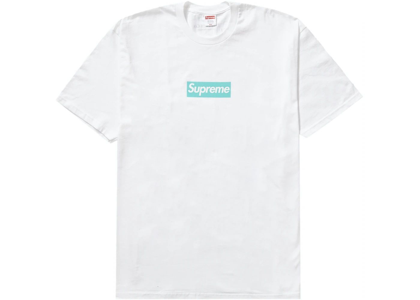 MENS SMALL Supreme x Tiffany Box Logo T-Shirt Authentic