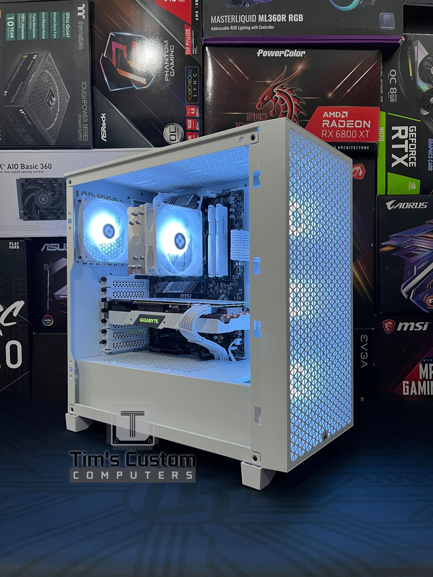 White AM5/DDR5 Gaming PC