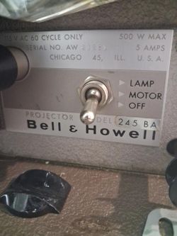Bell & Howell Model 245BA Film Projector