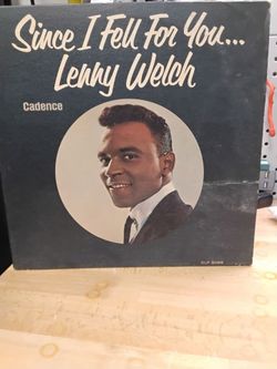 Vintage Collector's 1963 Vinyl Record Of Lenny Welch's Classic Soul Tested $18 Or Best Offer
