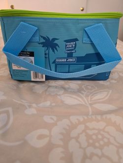 Trader Joe's Insulated Cooler Bag Set (Blue & Coral) – Brand New!
