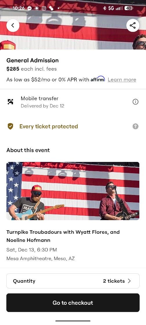 Turnpike Troubadours Tickets