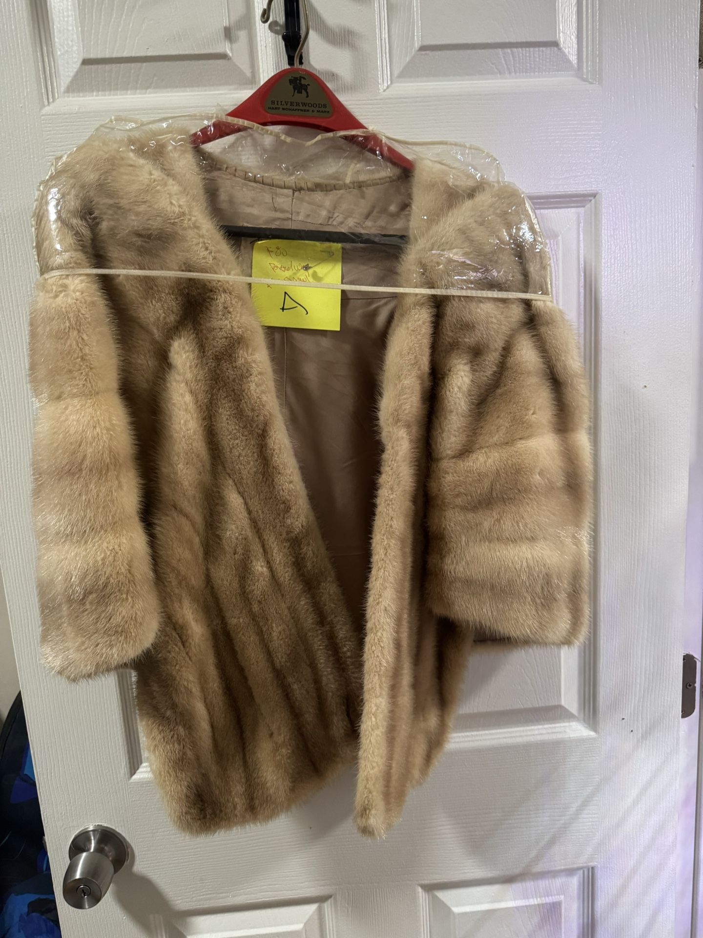 Vintage Faux Fur Shawl