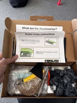 Glass Bottle Cutter DIY Kit — New Condition: New, includes gloves, sandpaper, cutting blades