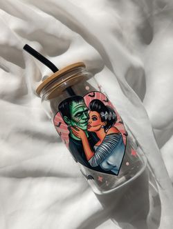 Frankenstein Glass Cup