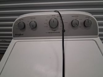 Saturday's special Whirlpool, heavy duty top loading stainless steel, large capacity wash machine works.Good thirty day , warranty delivery twenty fiv