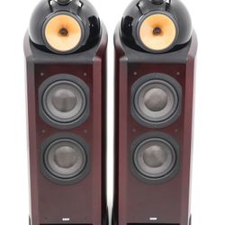 B&W 802 Nautilus Rosenut Floor Standing Speakers ~LEGENDARY~