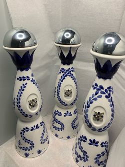 Empty-Clase Azul Tequila Reposado Bottles