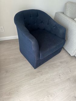 Blue sitting chair