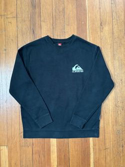 Quiksilver black crewneck sweatshirt